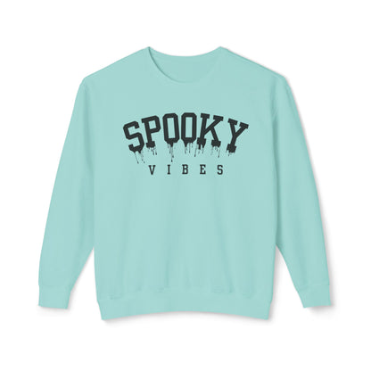 Spooky Vibes | Halloween Crewneck | Unisex Lightweight Crewneck Sweatshirt