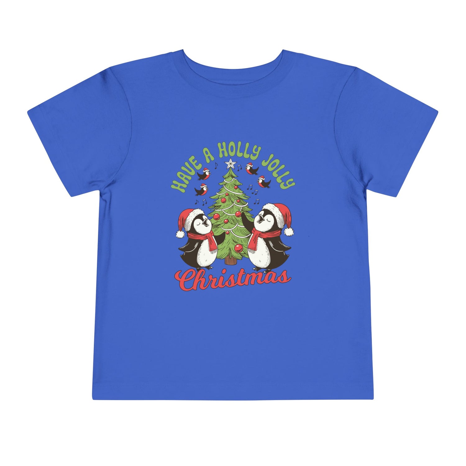 Toddler Christmas Tee - Have a Holly Jolly Christmas Design