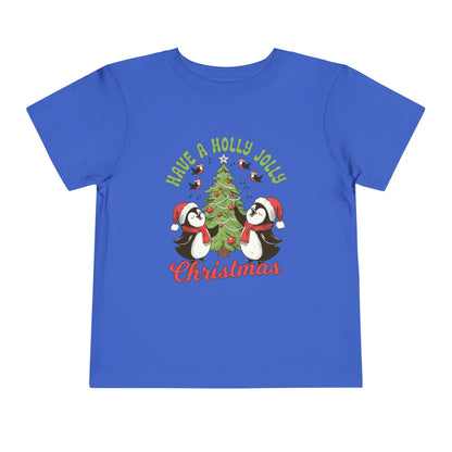 Toddler Christmas Tee - Have a Holly Jolly Christmas Design