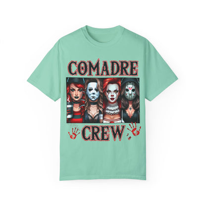 Horror Comadre Crew 4 Ladies Shirt | Horror Ladies Shirt Unisex Garment-Dyed T-shirt