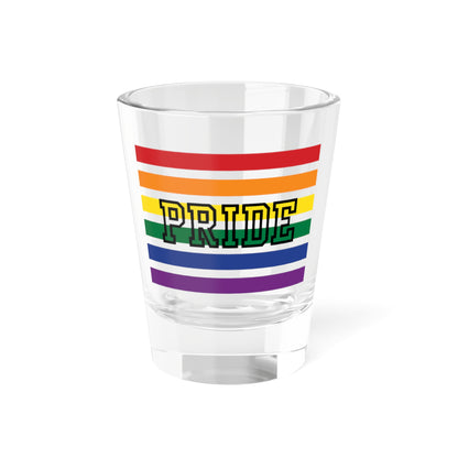 PRIDE Shot Glass | 1.5oz Shot Glass | LGBTQ Shot Glass | Pride Month Glassware