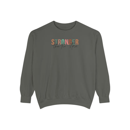 Inspirational Unisex Garment-Dyed Sweatshirt - &