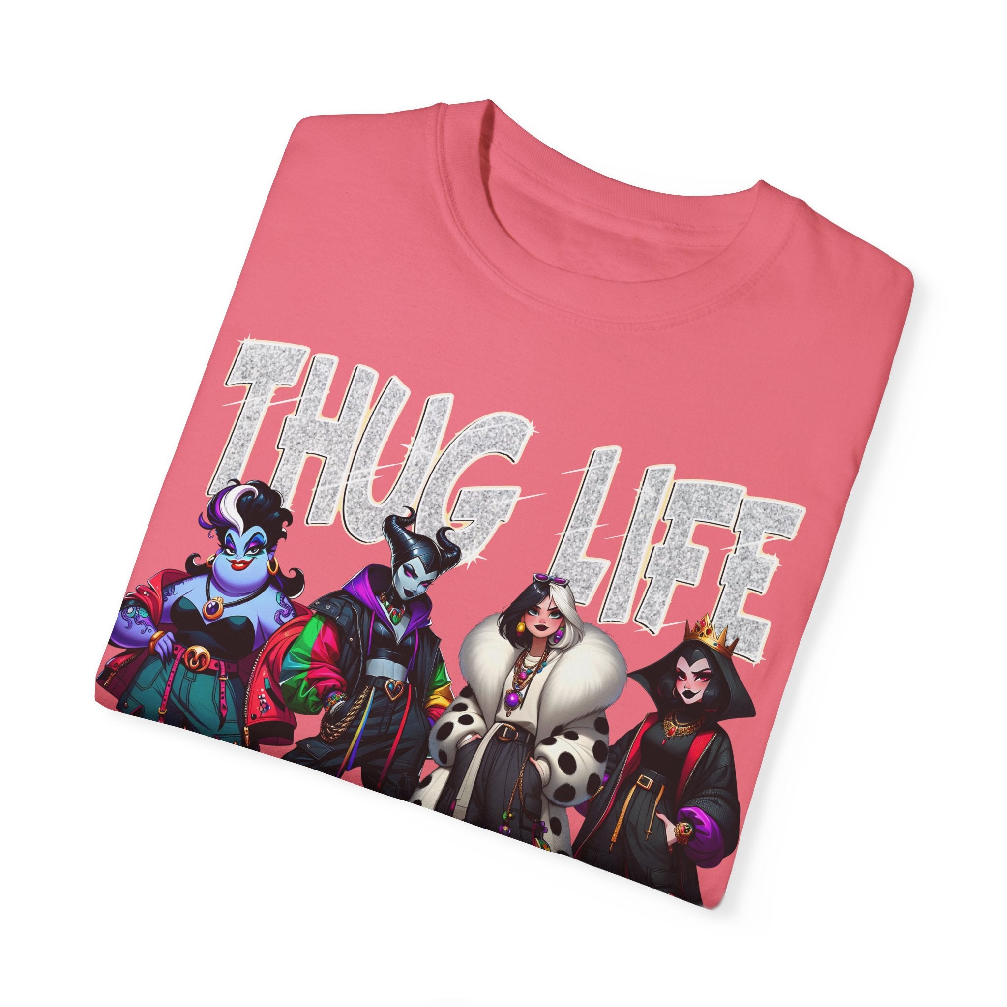 Villian Thug Life Shirt | Villian Shirt | Unisex Garment-Dyed T-shirt