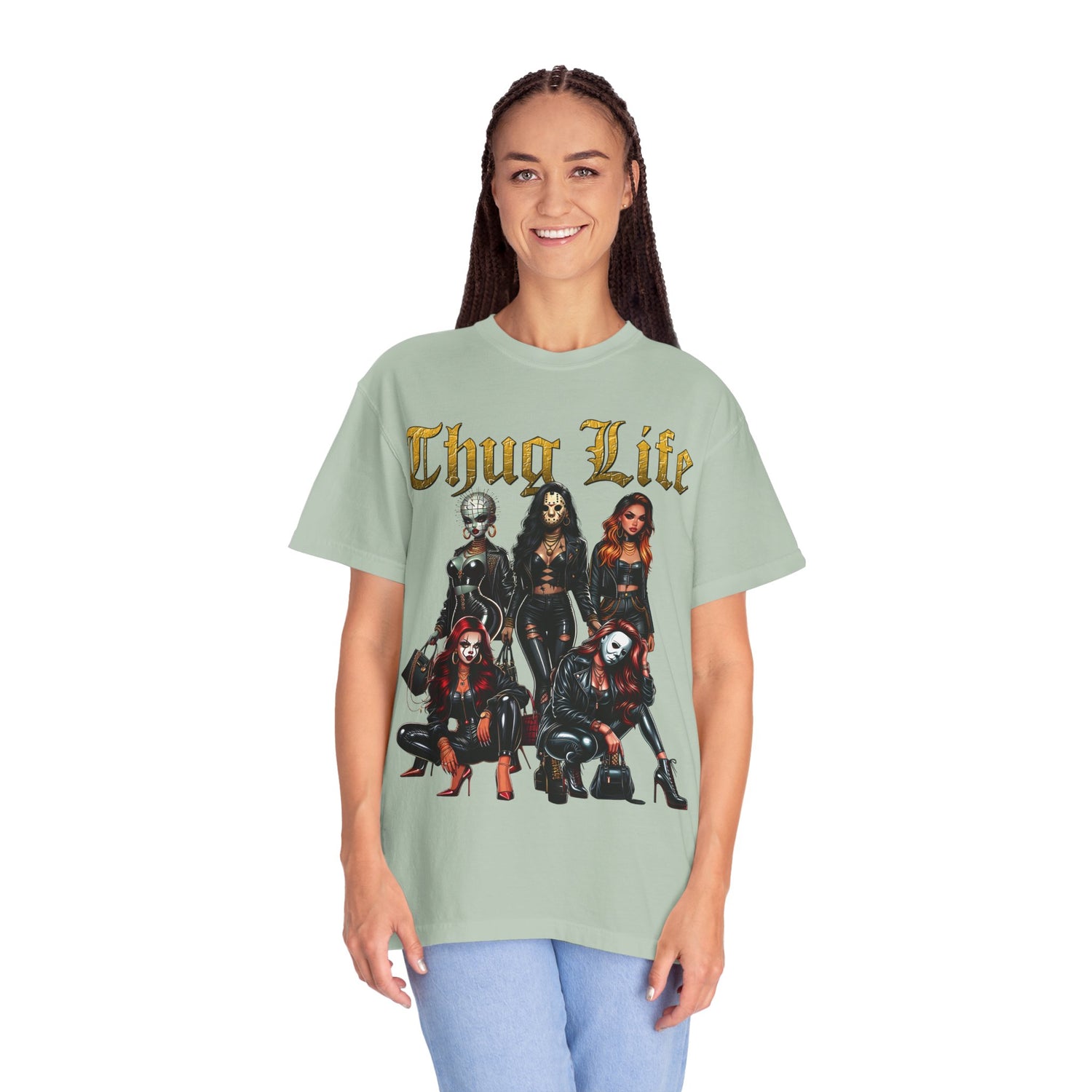 Horror Sexy Ladies Shirt | Thug Life Sexy Ladies Shirt | Unisex Garment-Dyed T-shirt