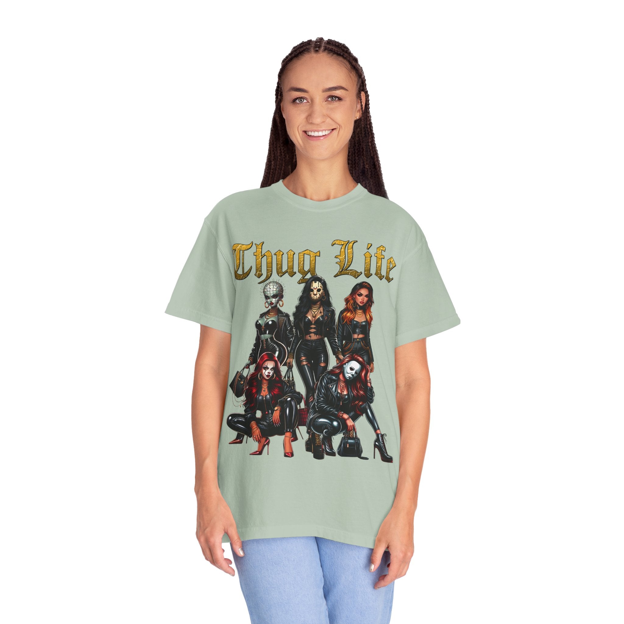 Horror Sexy Ladies Shirt | Thug Life Sexy Ladies Shirt | Unisex Garment-Dyed T-shirt