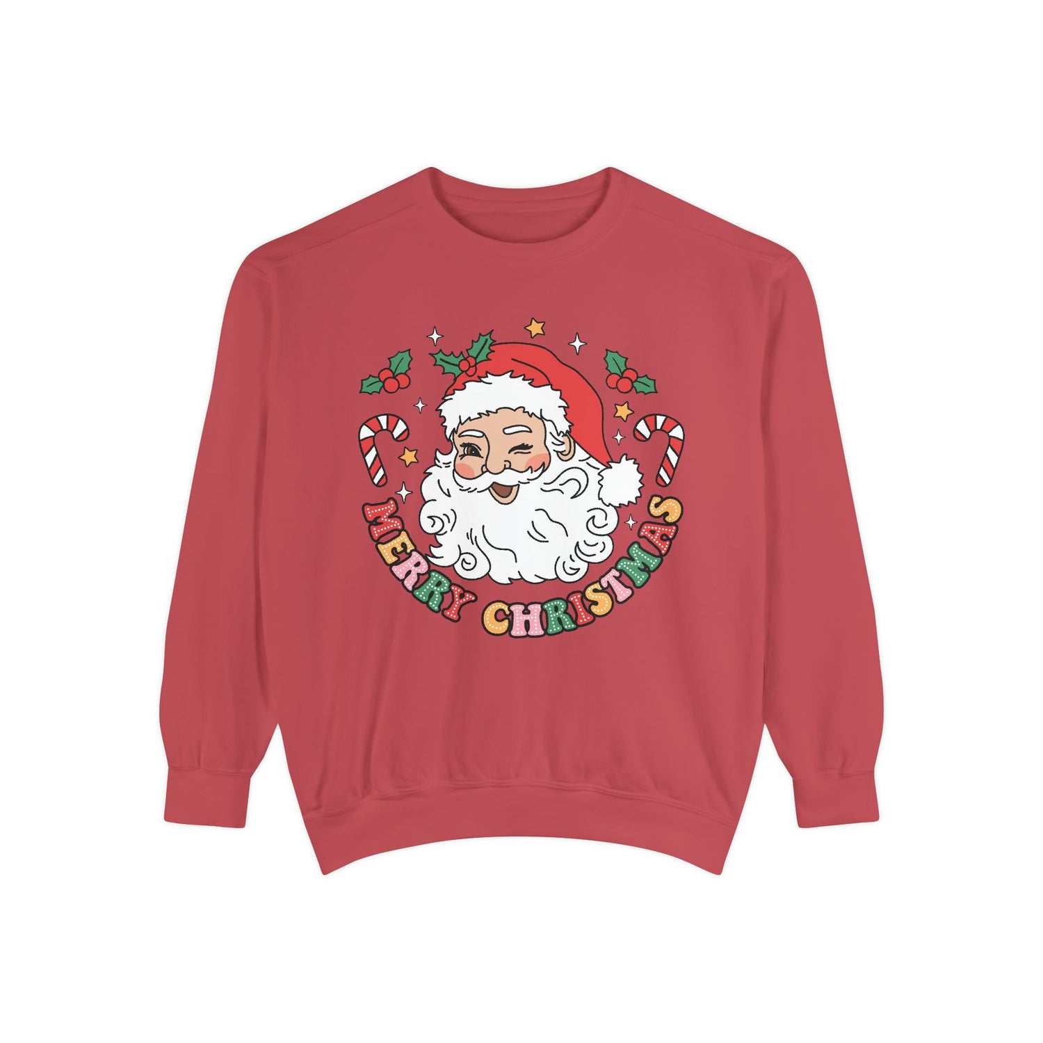 Merry Christmas Unisex Garment-Dyed Sweatshirt