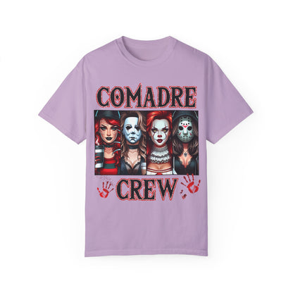 Horror Comadre Crew 4 Ladies Shirt | Horror Ladies Shirt Unisex Garment-Dyed T-shirt