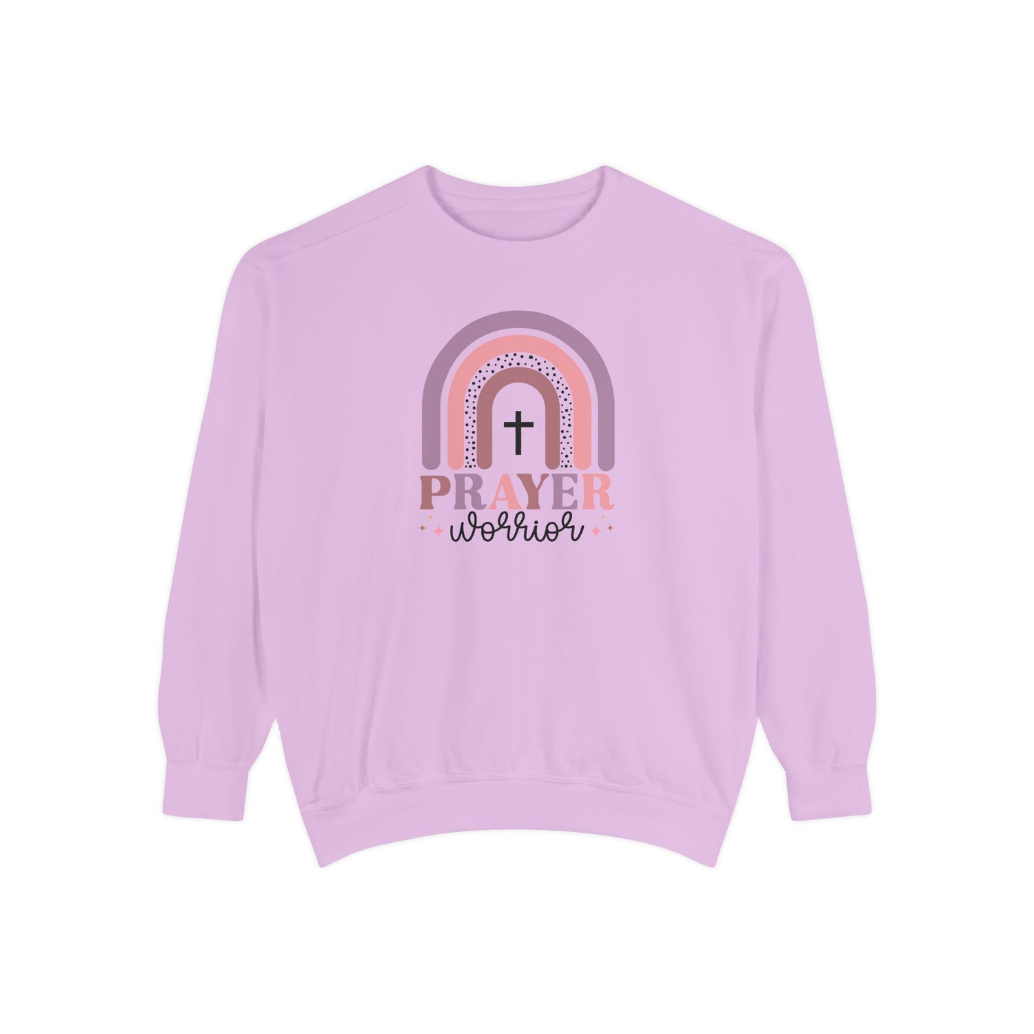 Prayer Warrior Garment-Dyed Unisex Sweatshirt