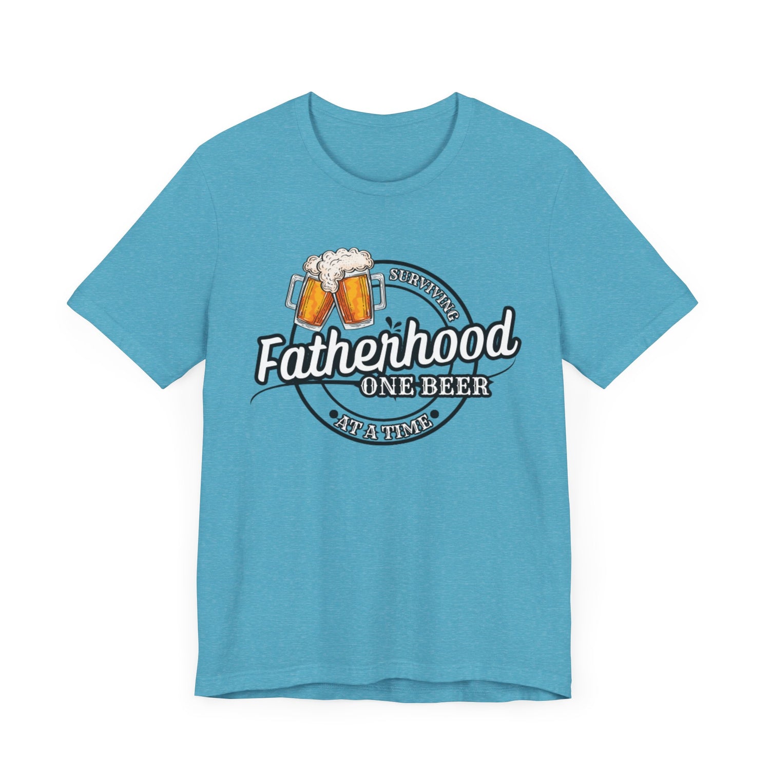 Surviving Fatherhood One Beer At A Time Shirt | Funny Fathers Day Shirt | Gift For Dad | Fathers Day Gift