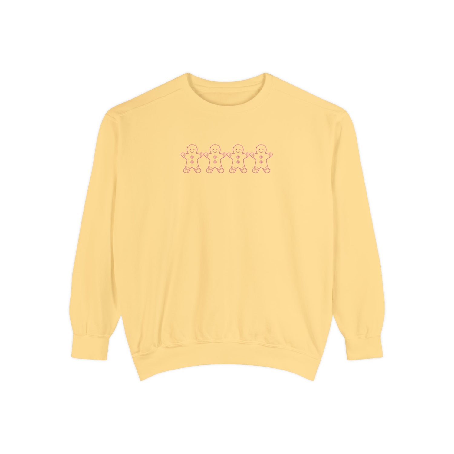 Gingerbread Man Crewneck | Unisex Garment-Dyed Sweatshirt