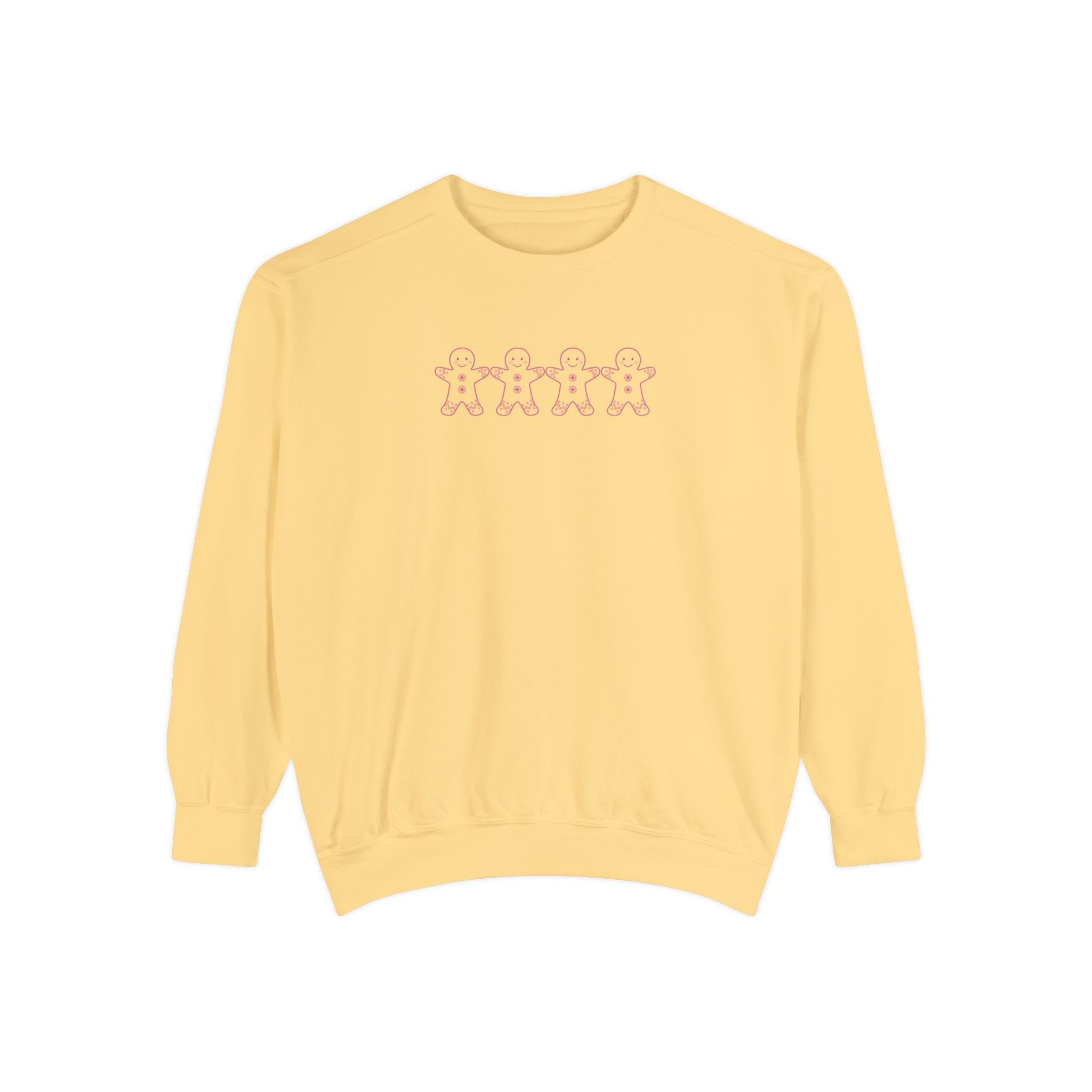 Gingerbread Man Crewneck | Unisex Garment-Dyed Sweatshirt