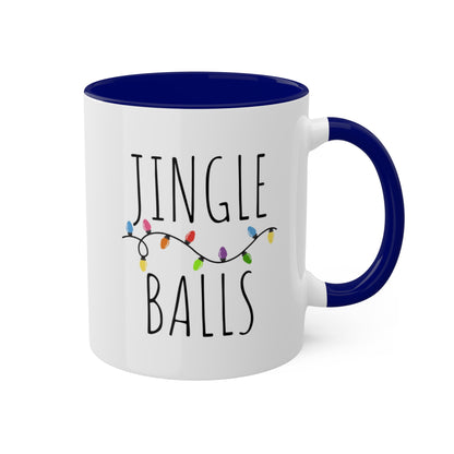 Funny Christmas Mug | Jingle Balls Colorful Mugs 11oz