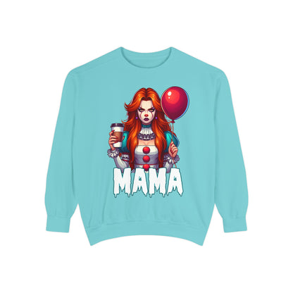 IT Mama Crewneck | Cute Spooky Crewneck | IT Crewneck | Unisex Garment-Dyed Sweatshirt