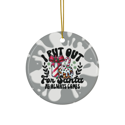 Festive Ceramic Ornament - &