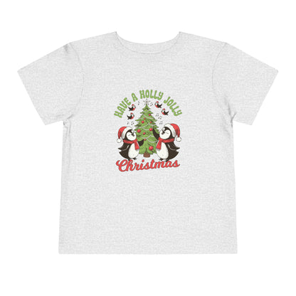 Toddler Christmas Tee - Have a Holly Jolly Christmas Design