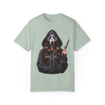 Scream Girl Shirt | Scream Shirt | Unisex Garment-Dyed T-shirt