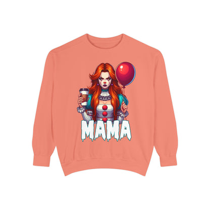 IT Mama Crewneck | Cute Spooky Crewneck | IT Crewneck | Unisex Garment-Dyed Sweatshirt