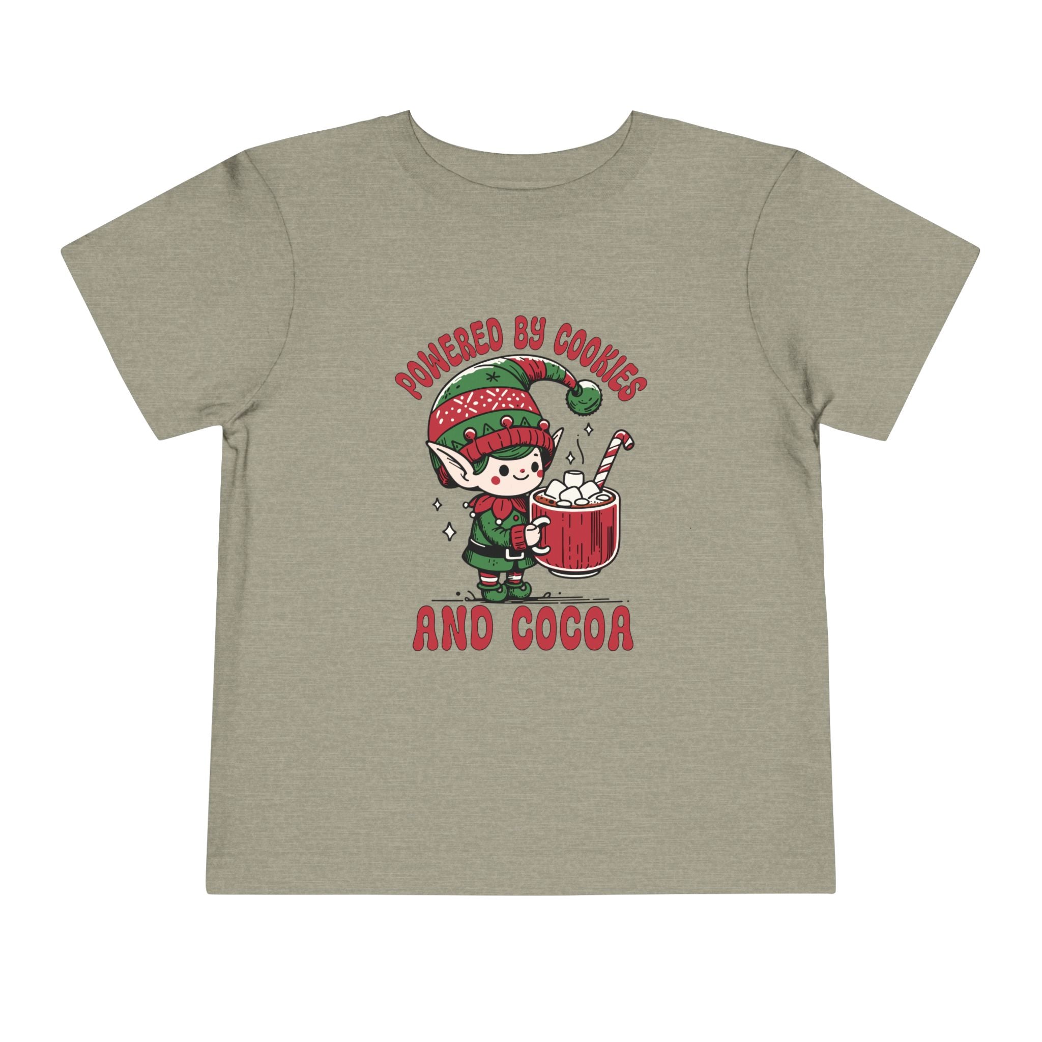 Powered by Cookies and Cocoa Toddler Short Sleeve Tee