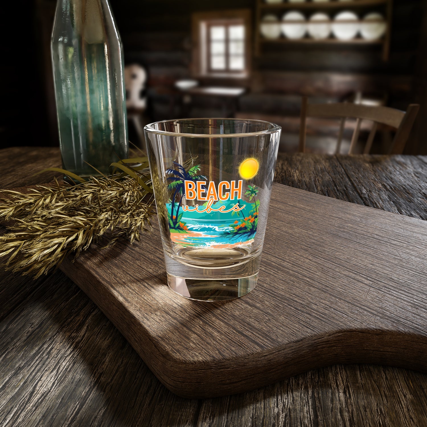 Beach Vibes | Summer Time Shot Glass 1.5oz