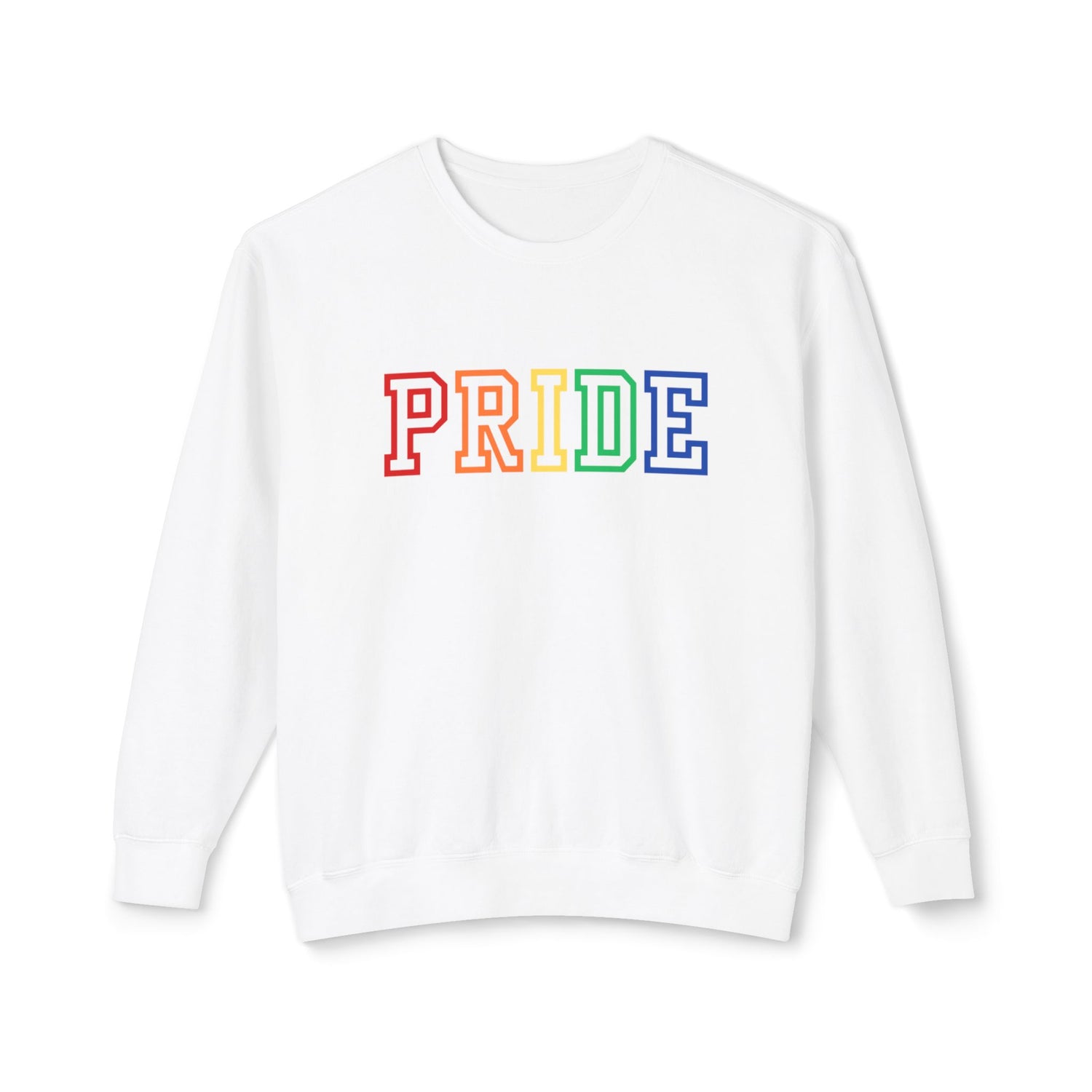 PRIDE Unisex Lightweight Crewneck Sweatshirt | Pride Month | LGBTQ | Pride Crewneck | LGBTQ Crewneck