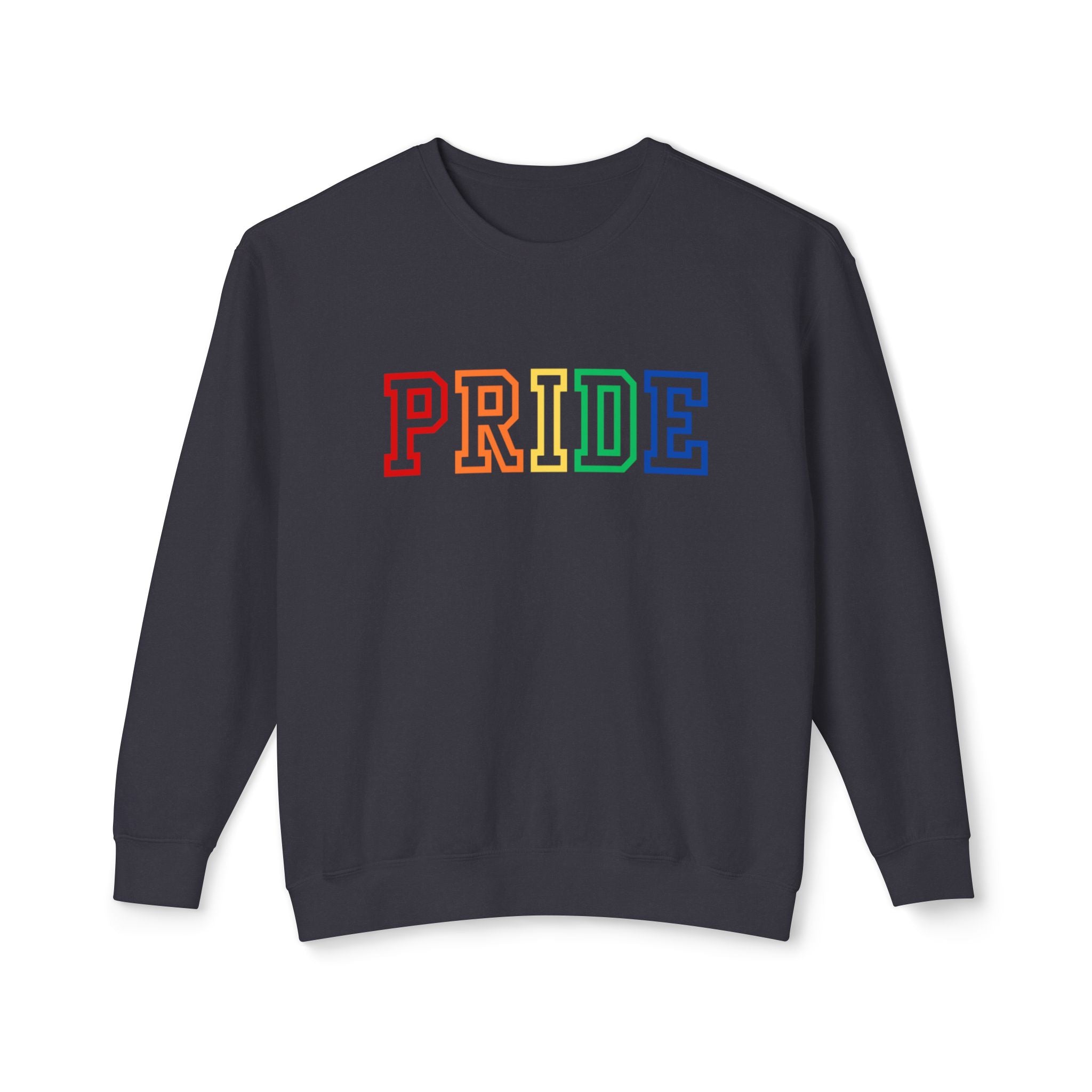 PRIDE Unisex Lightweight Crewneck Sweatshirt | Pride Month | LGBTQ | Pride Crewneck | LGBTQ Crewneck