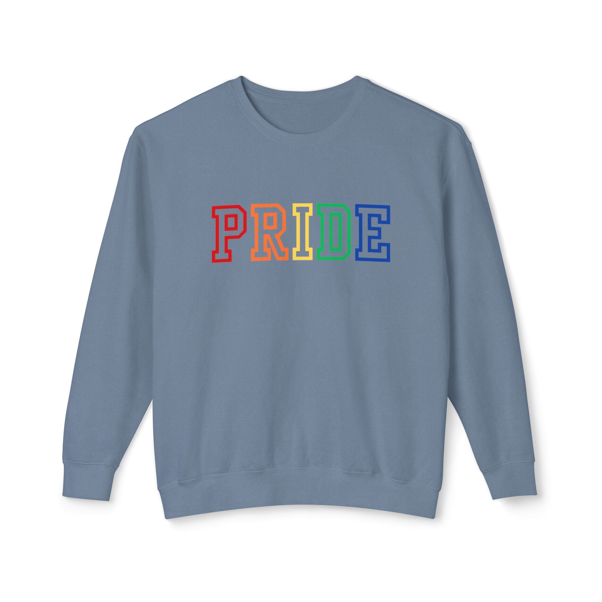 PRIDE Unisex Lightweight Crewneck Sweatshirt | Pride Month | LGBTQ | Pride Crewneck | LGBTQ Crewneck