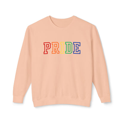 PRIDE Unisex Lightweight Crewneck Sweatshirt | Pride Month | LGBTQ | Pride Crewneck | LGBTQ Crewneck