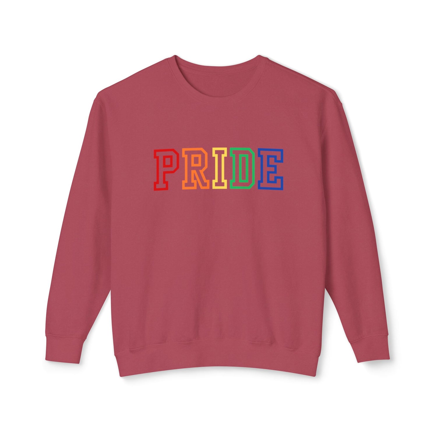 PRIDE Unisex Lightweight Crewneck Sweatshirt | Pride Month | LGBTQ | Pride Crewneck | LGBTQ Crewneck