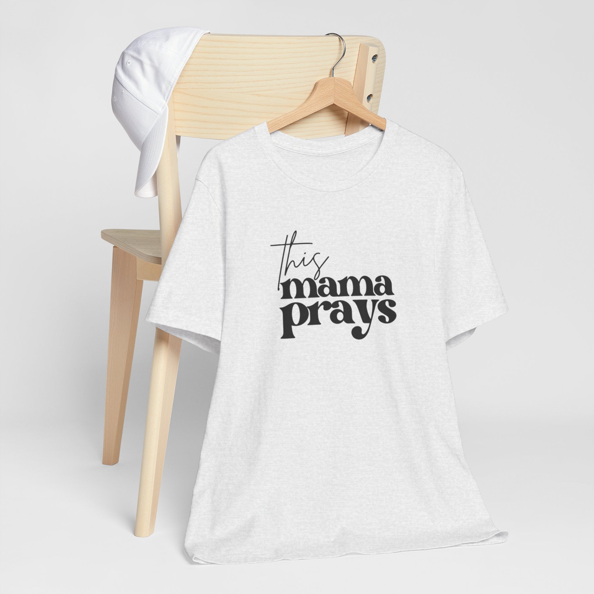 This Mama Prays Tee | Mom Tee | Unisex Jersey Short Sleeve Tee