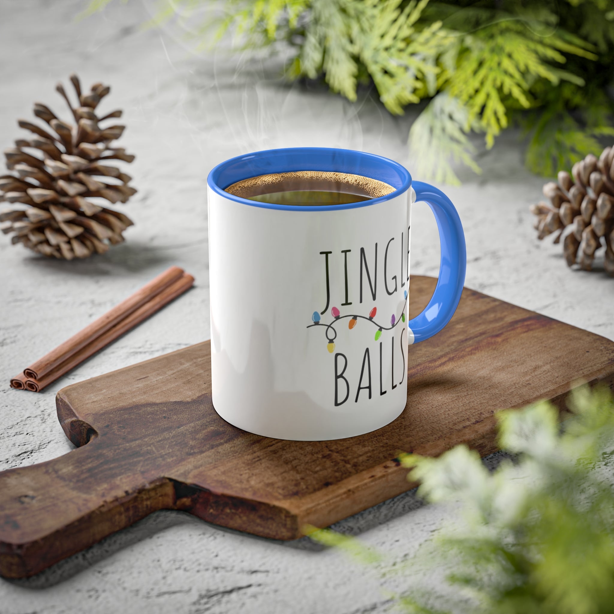 Funny Christmas Mug | Jingle Balls Colorful Mugs 11oz