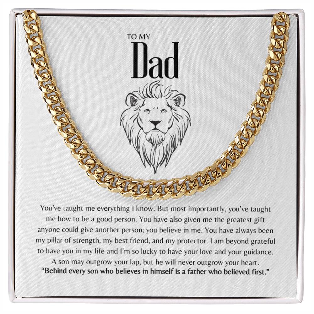 To My Dad Necklace | Dad Necklace From Son | Dad Son Necklace | Gift For Dad | Father&