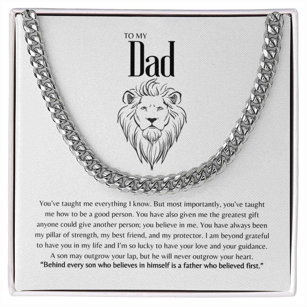 To My Dad Necklace | Dad Necklace From Son | Dad Son Necklace | Gift For Dad | Father&