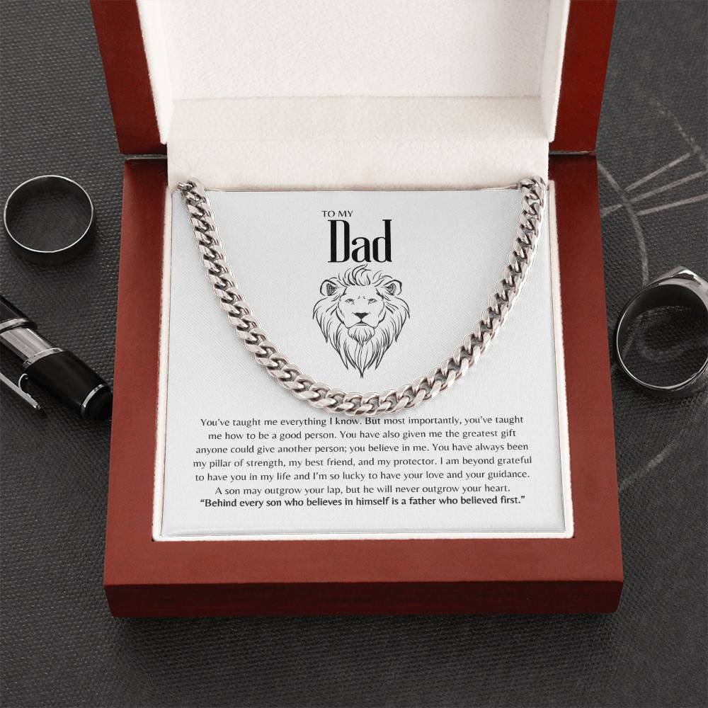 To My Dad Necklace | Dad Necklace From Son | Dad Son Necklace | Gift For Dad | Father&