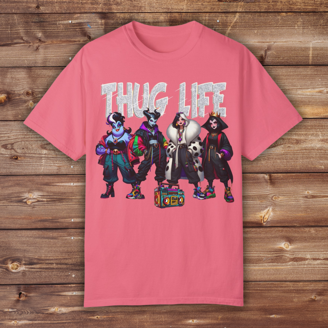 Villian Thug Life Shirt | Villian Shirt | Unisex Garment-Dyed T-shirt