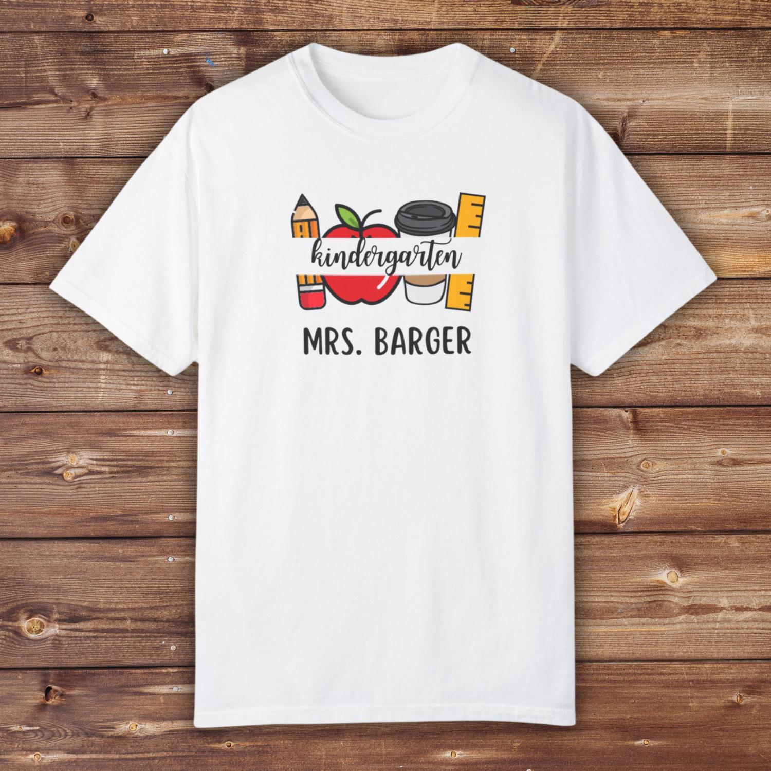 Kindergarten Teacher Shirt| Unisex T-shirt | First Day of School Shirt | Back to School Shirt | Custom Tee