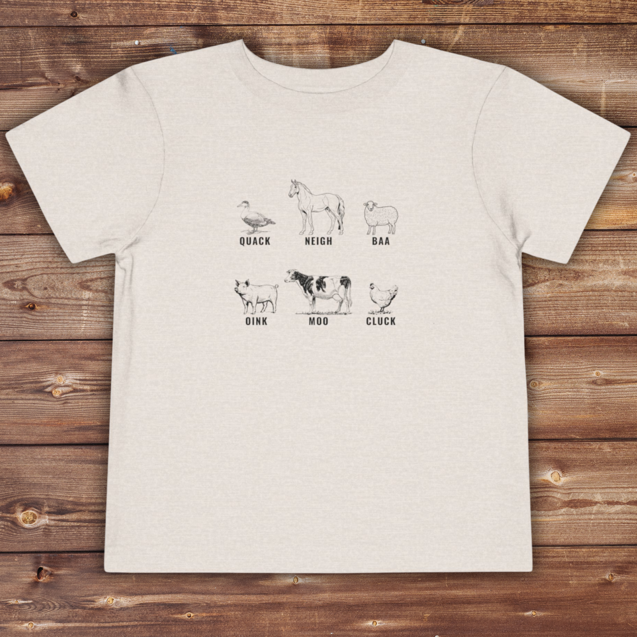 Farm Animal Tee | Farm Animals | Toddler Short Sleeve Tee