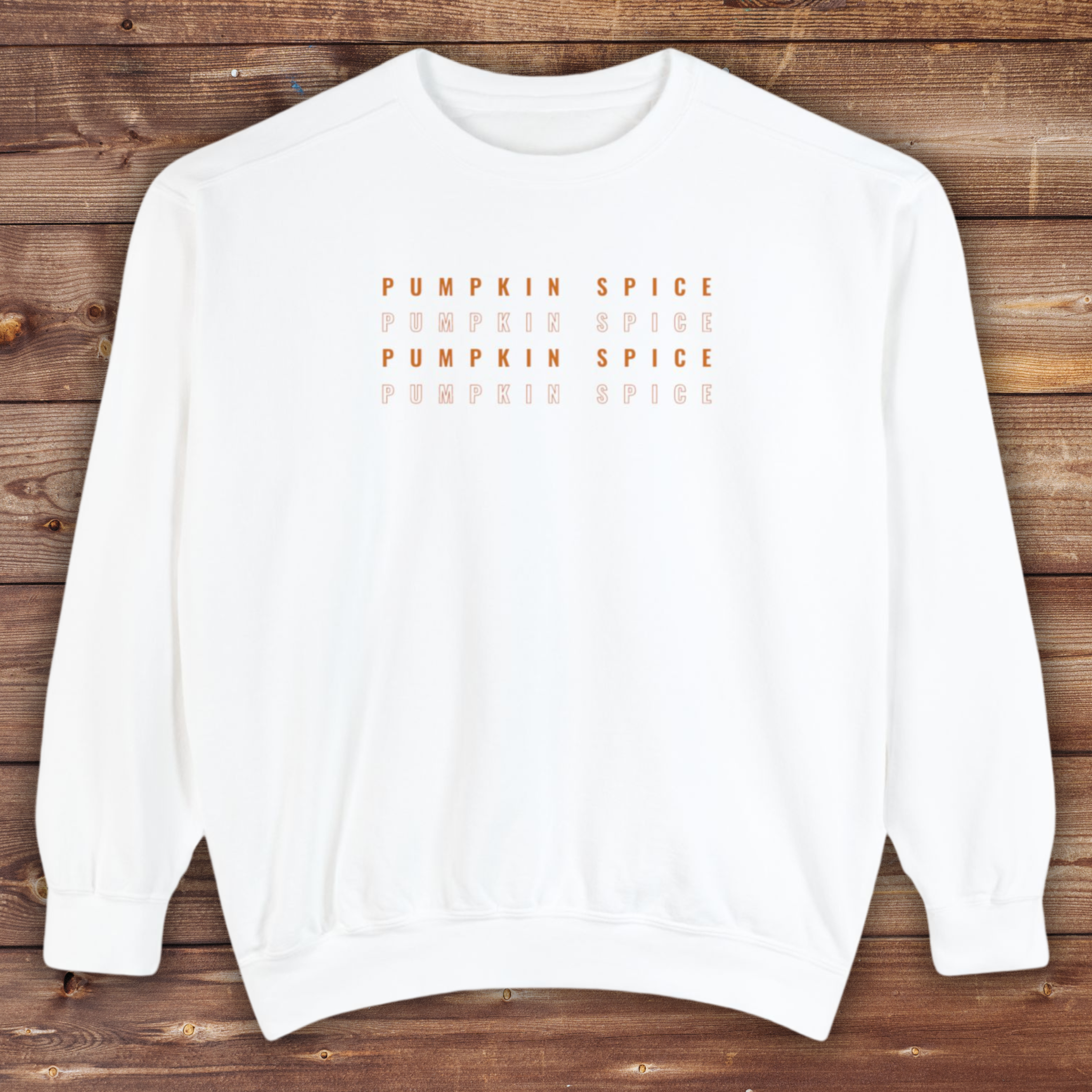 Pumpkin Spice Crewneck | Unisex Garment-Dyed Sweatshirt