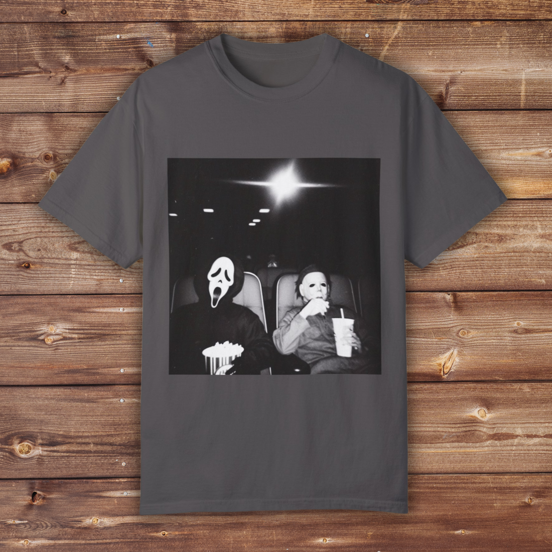 Horror Movie Cinema Shirt | Horror Movie Shirt | Unisex Garment-Dyed T-shirt